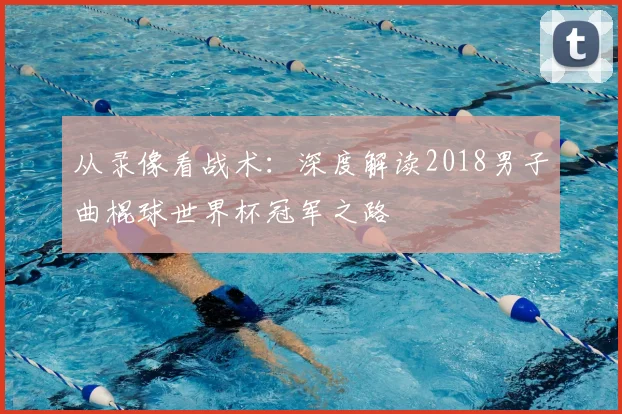 从录像看战术:深度解读2018男子曲棍球世界杯冠军之路
